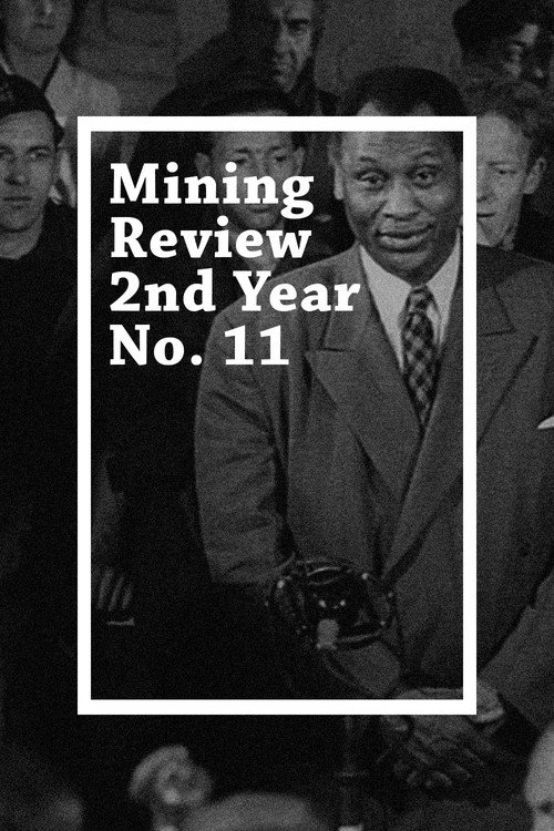 Mining Review 2nd Year No. 11 — постер