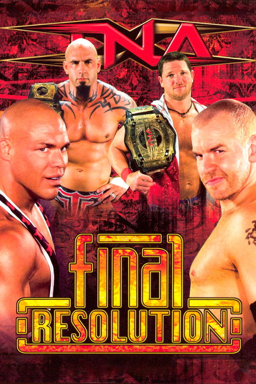 TNA Final Resolution January 2008 — постер