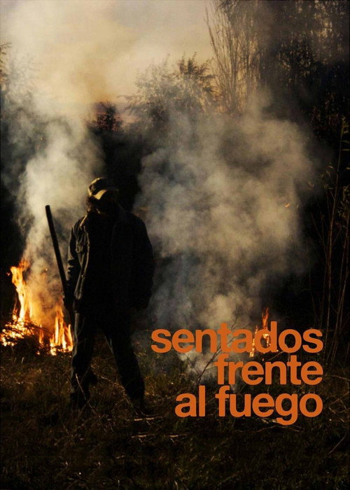 Sentados frente al fuego — постер