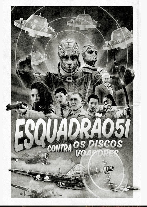 Esquadrão 51 contra os Discos Voadores — постер