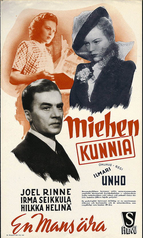 Miehen kunnia — постер