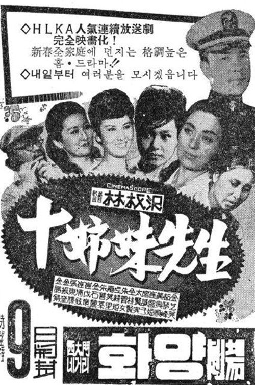 십자매 선생 — постер