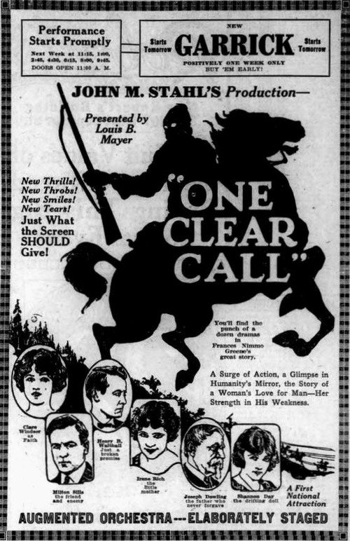 One Clear Call — постер