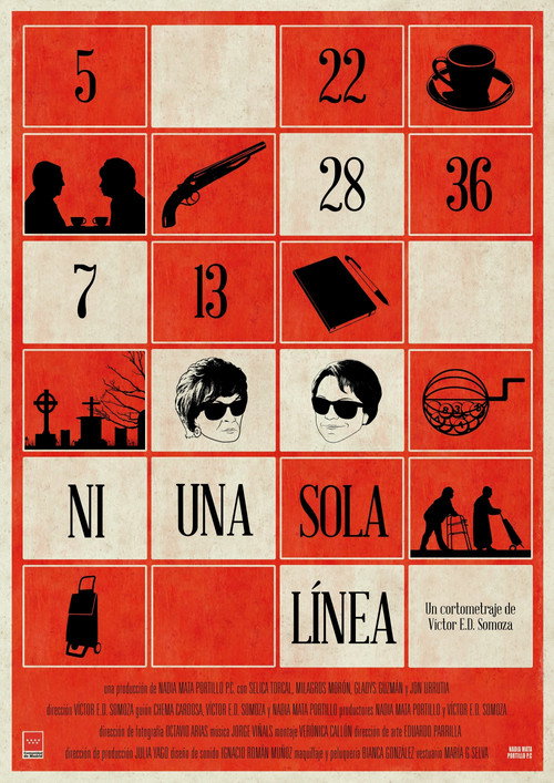 Ni una sola línea — постер