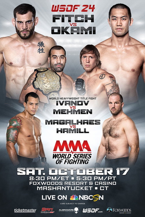 World Series of Fighting 24: Fitch vs. Okami — постер