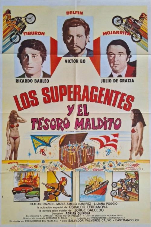 Los superagentes y el tesoro maldito — постер