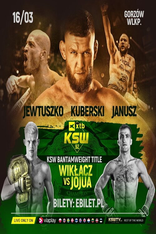 KSW 92: Wiklacz vs. Jojua — постер
