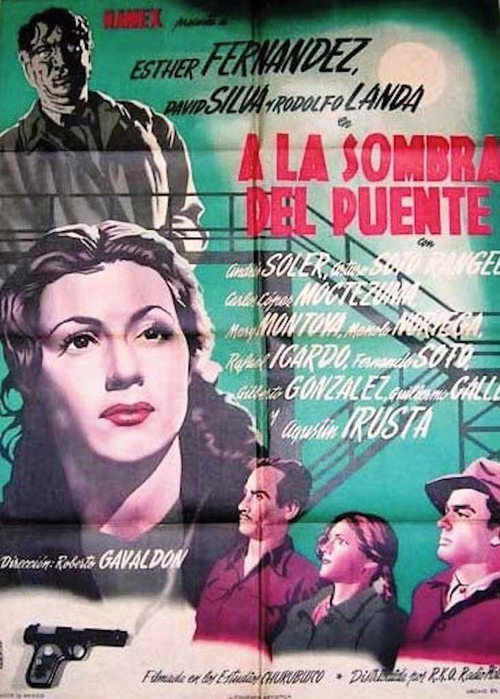 A la sombra del puente — постер