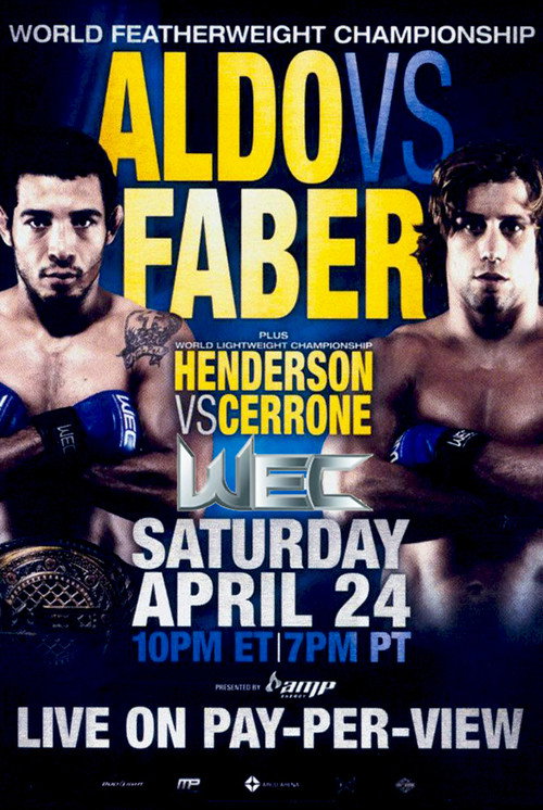 WEC 48: Aldo vs. Faber — постер