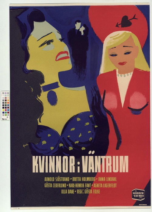 Kvinnor i väntrum — постер