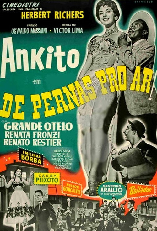 De Pernas Pro Ar — постер