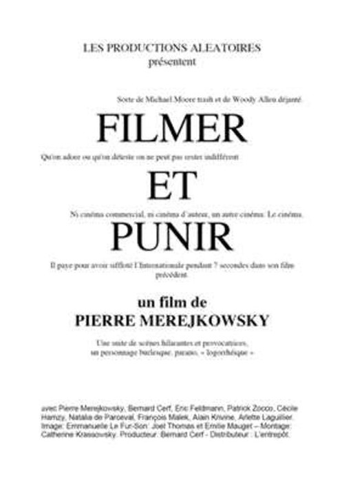 Filmer et punir — постер