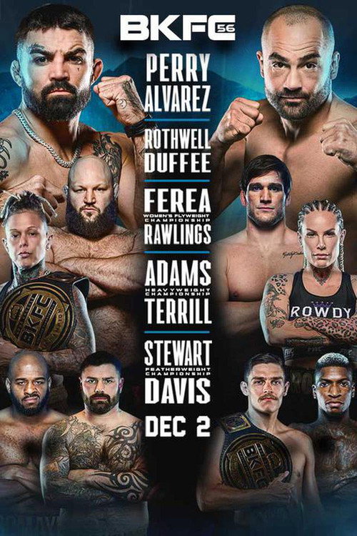 BKFC 56: Perry vs. Alvarez — постер