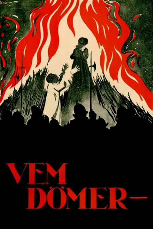 Vem dömer — постер