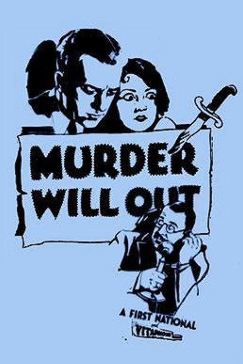 Murder Will Out — постер