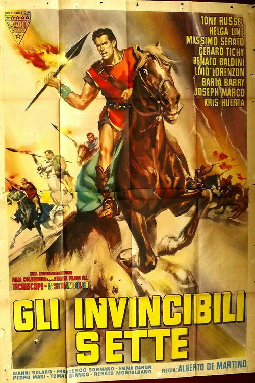 Gli invincibili sette — постер