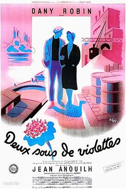 Deux Sous de violettes — постер