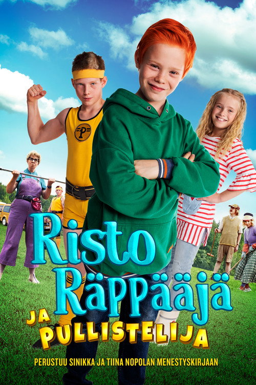 Risto Räppääjä ja pullistelija — постер