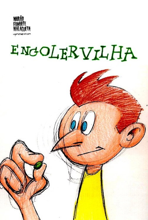 Engolervilha — постер