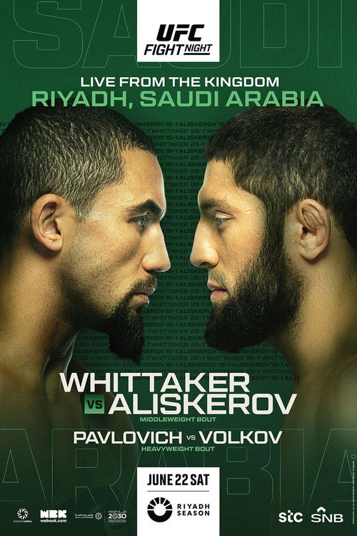 UFC on ABC 6: Whittaker vs. Aliskerov — постер