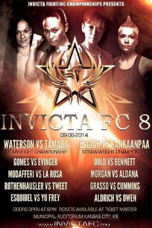 Invicta FC 8: Waterson vs. Tamada — постер