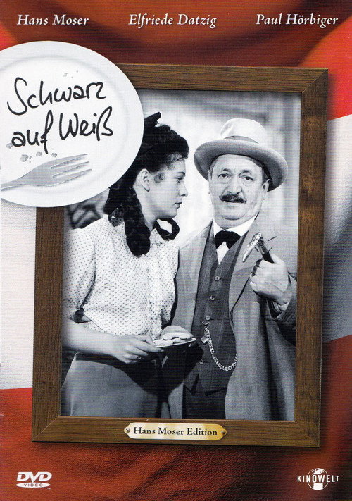 Schwarz auf weiß — постер
