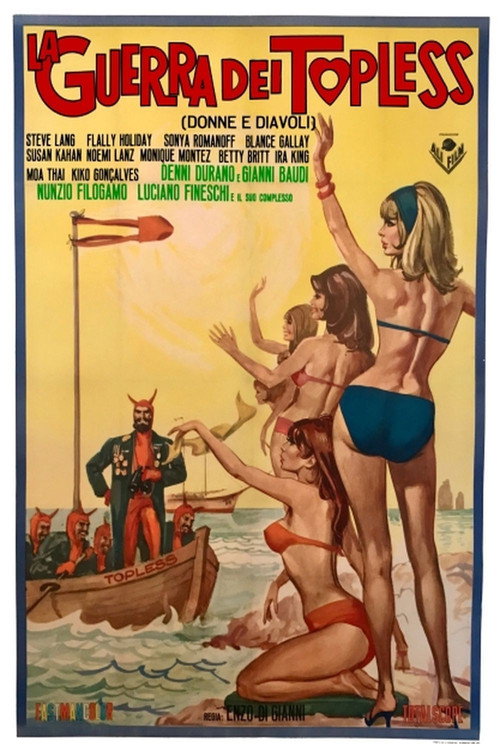 La guerra dei topless - Donne e diavoli — постер