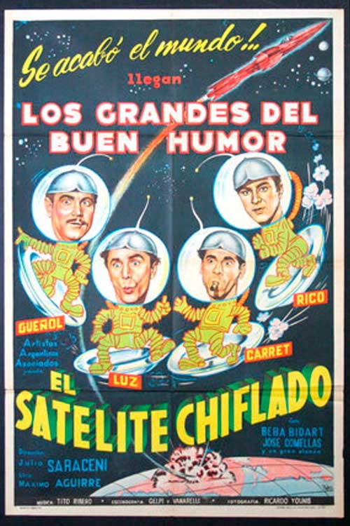 El satélite chiflado — постер