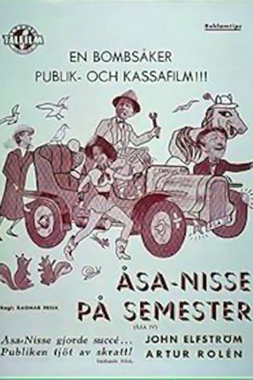 Åsa-Nisse på semester — постер