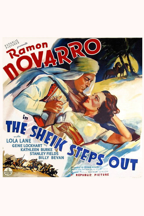 The Sheik Steps Out — постер