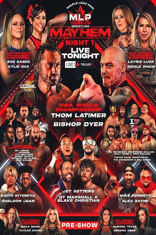 Maple Leaf Pro Wrestling - Mayhem Night 1 — постер