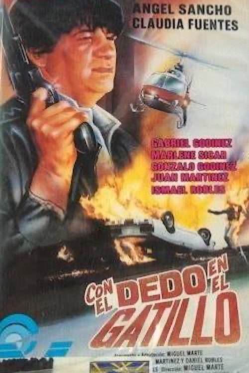 Con el dedo en el gatillo — постер