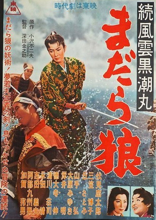 続風雲黒潮丸 まだら狼 — постер
