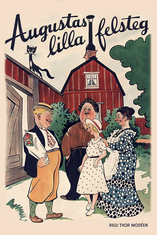 Augustas lilla felsteg — постер