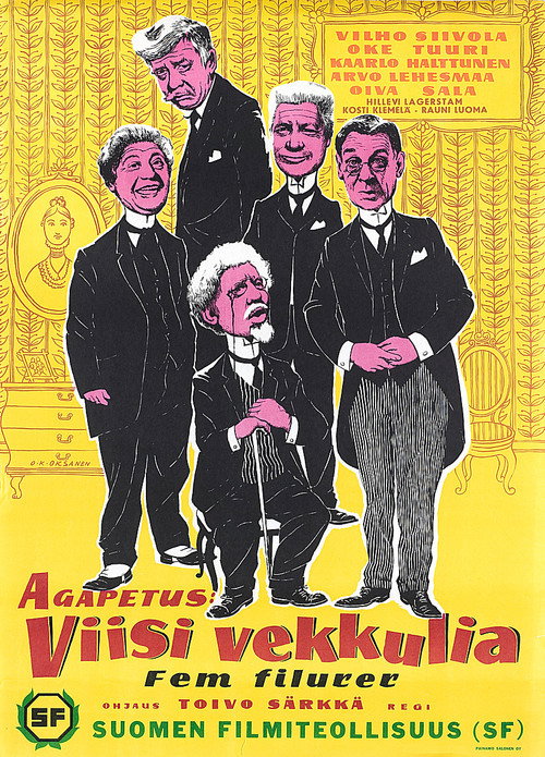 Viisi vekkulia — постер