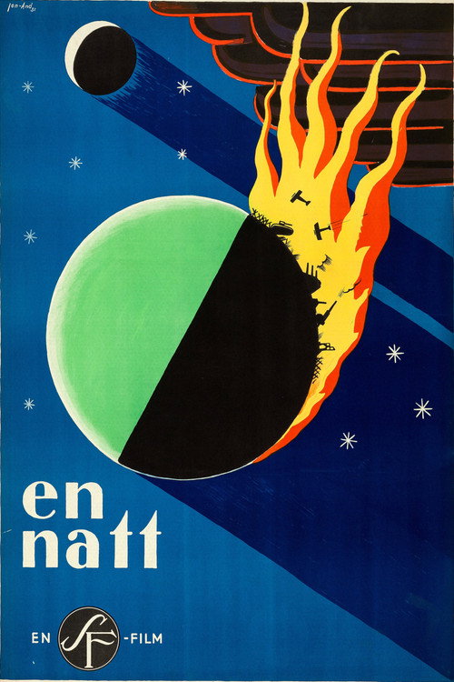 En natt — постер