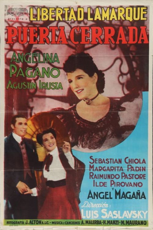 Puerta cerrada — постер