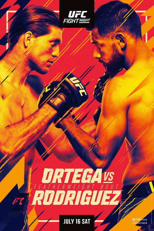UFC on ABC 3: Ortega vs. Rodríguez — постер
