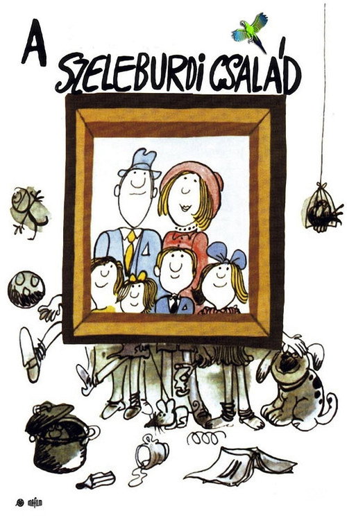 Szeleburdi család — постер
