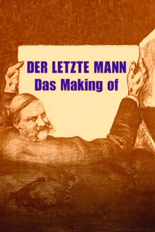 Der letzte Mann - Das Making of — постер