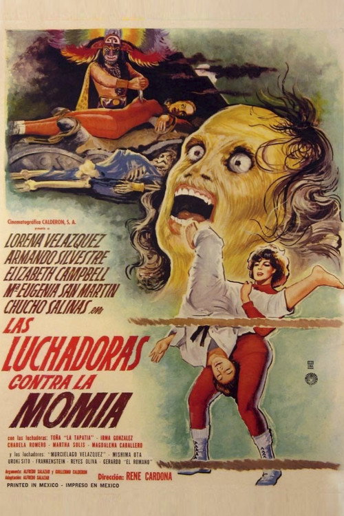 Las luchadoras contra la momia — постер