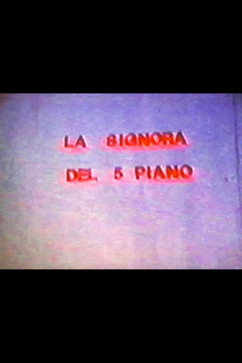 La signora del 5 piano — постер