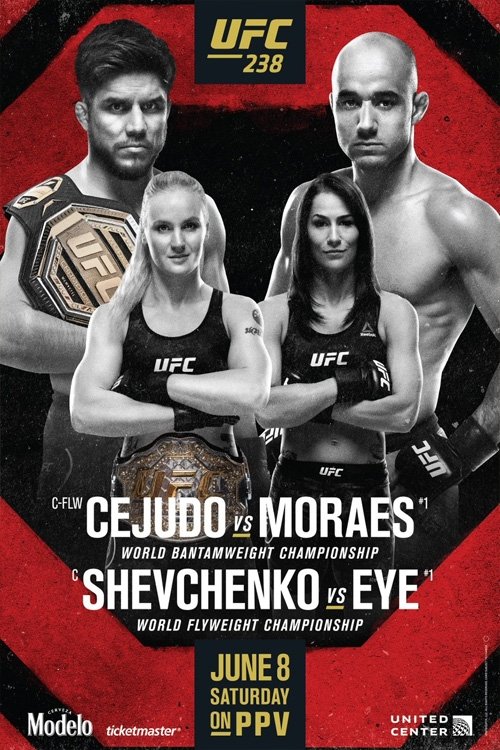 UFC 238: Cejudo vs. Moraes — постер