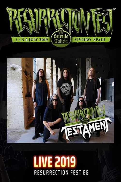 Testament - Live at Resurrection Fest EG 2019 — постер