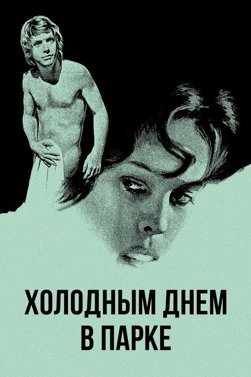 Холодным днем в парке — постер