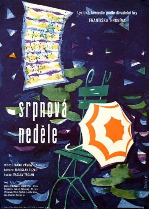 Srpnová neděle — постер