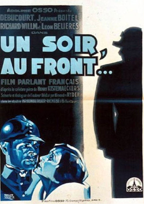 Un soir, au front — постер