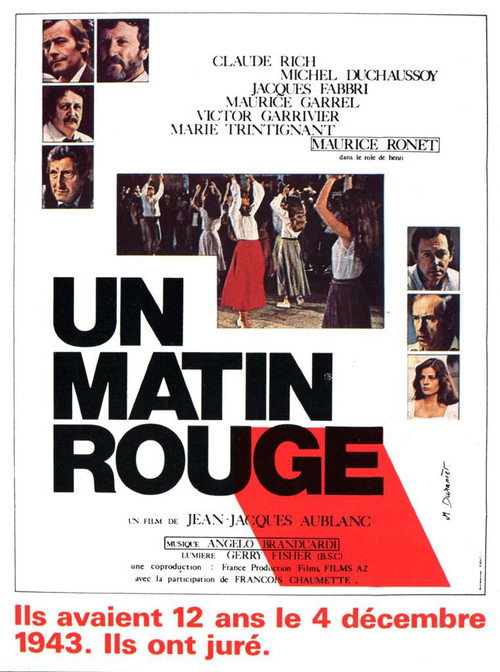 Un matin rouge — постер