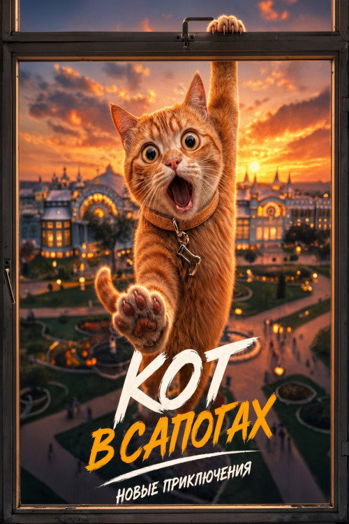 Кот в сапогах. Новые приключения — постер