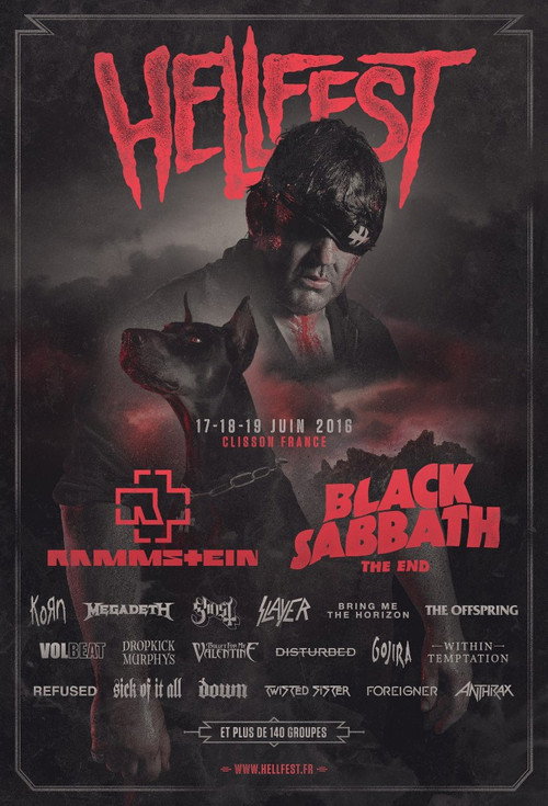 Rammstein - Live at Hellfest — постер
